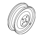 40300JM07B - : Wheel, Spare for Nissan: Juke, Qashqai, Rogue, Rogue Select, Rogue Sport, Sentra Image