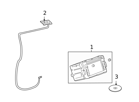 Navigation System Components for 2011 Chevrolet Traverse #0