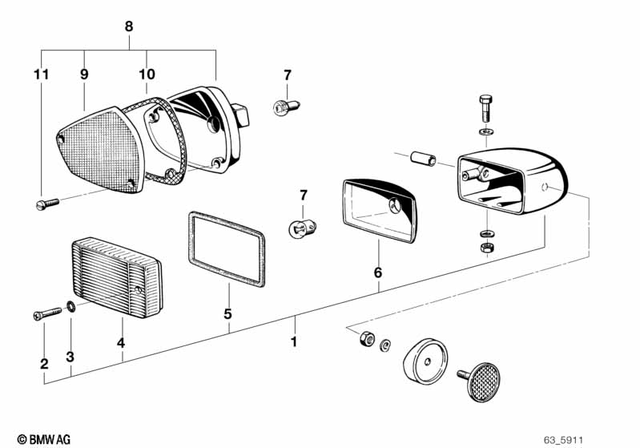 63231243442 - Lights: Turn Indicator - Olsa for BMW-Motorrad Image