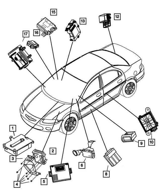 5102525AA - Electrical: Anti-lock Brake Control Unit for Mopar Image image