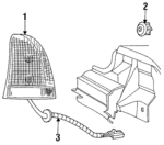 4805972 - Electrical: Rear Lamp Assembly for Chrysler: LHS, New Yorker Image