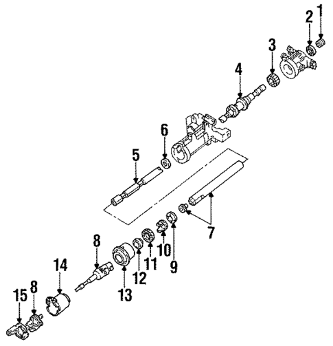 Shaft & Internal Components for 1993 Ford Ranger #1