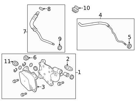 Oil Cooler for 2015 Chevrolet Camaro #1
