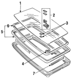 302877071 - Body: Glass for Volkswagen Image