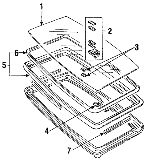 Sunroof for 1992 Volkswagen Fox #0