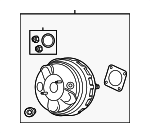 LR116917 - Body: 2018-2020 Land Rover Range Rover Velar - Power Brake Booster for Land Rover: Range Rover Velar Image