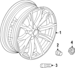 428003E7H71 - : Wheel, Alloy for Honda: CR-V Image