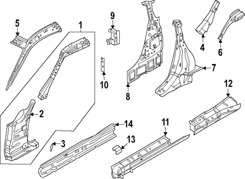 Lock Pillar for 2023 Nissan Z #0