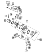 68321377AA - 6.7L Turbo Diesel; Engine: Turbocharger for Mopar Image