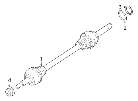 Drive Axles for 2024 Audi e-tron GT #0