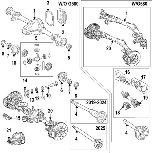 Differential for 2019 Mercedes-Benz G63 AMG #0
