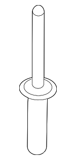7147234212 - Body: Mount Bracket Rivet for BMW Image