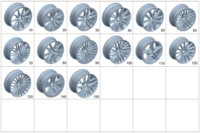 2234011300 - Wheels: Spoke Wheel for Mercedes-Benz Image