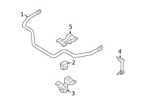 Stabilizer Bar & Components for 2003 INFINITI G35 #2