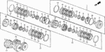 22542PA9000 - Transmission - Automatic: SEAT, CLUTCH SPRING for Honda Image