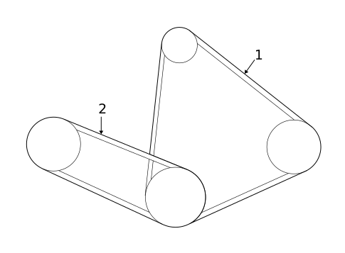 Belts & Pulleys for 2003 Lexus ES300 #0