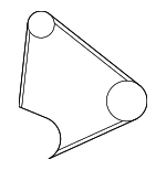 9936631040 - : Alternator Belt for Lexus Image