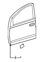 6700247060 - Body: Door Shell for Toyota: Prius Image