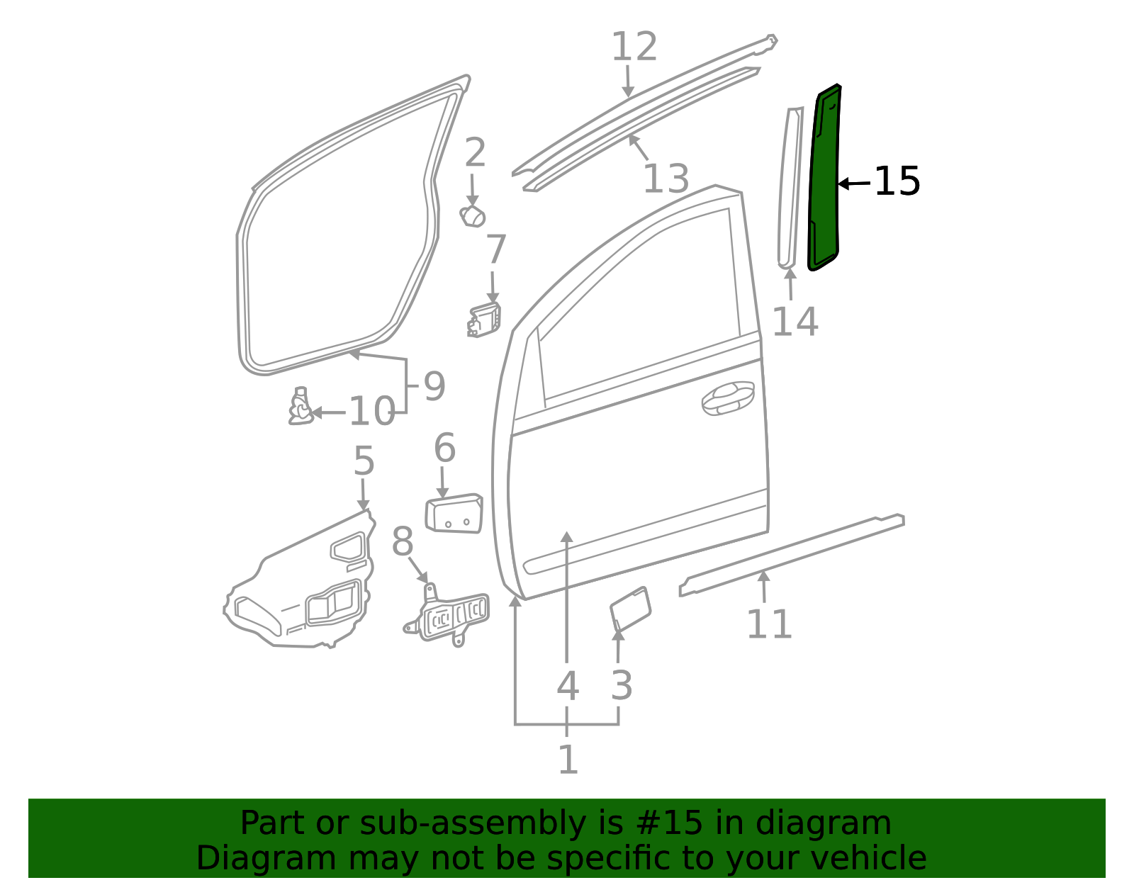 7575547010 - High-Quality Frame Molding for AutoNation Parts