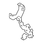 T4K5715 - Electrical: Wire Harness Upper Bracket for Jaguar: I-Pace Image