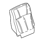 Light Cashmere Rear Passenger Side Seat Back Cushion Cover