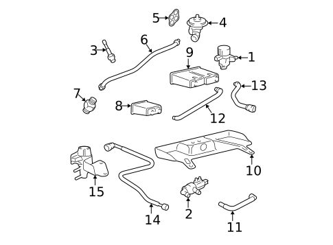 Fuel Storage for 2005 Lincoln LS #0