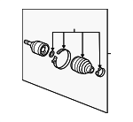 44014SNA020 - : Outer Joint for Honda: Civic Image