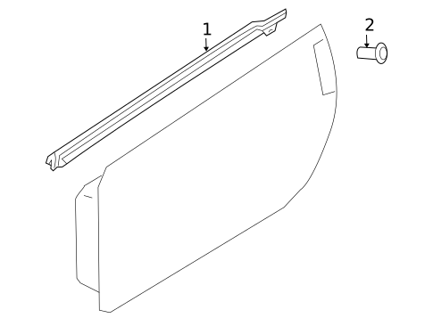 Exterior Trim - Door for 2019 Nissan 370Z #0