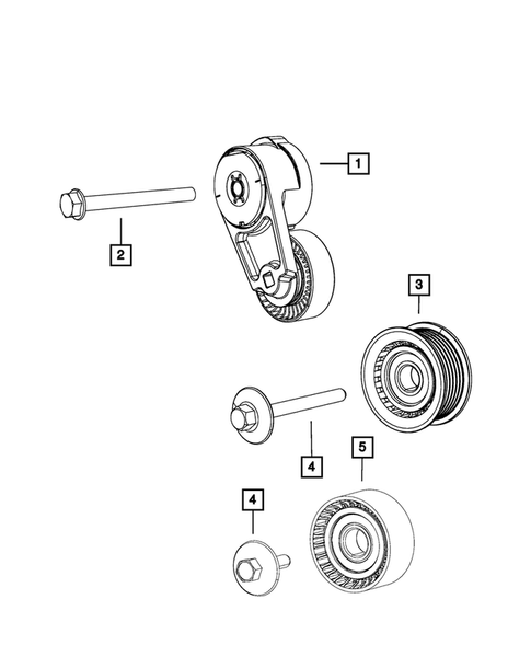 Pulleys and Related Parts for 2016 Chrysler 200 #0