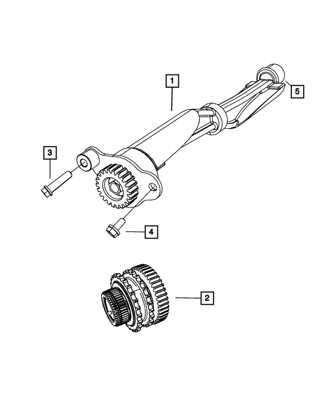 « 5083878AA – 3.7L Gas; Engine : Arbre D'équilibrage Ens Roulement pour Mopar Image »