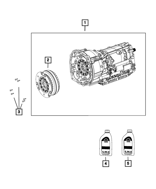 68249553AD - Transmission: With Torque Converter Transmission for Mopar Image