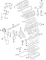 FE1H12700A - : Engine Timing Belt Tensioner for Mazda: 626, B2200, MX-6 Image