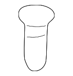 61667006063 - Body: Washer Pump Screen for BMW Image