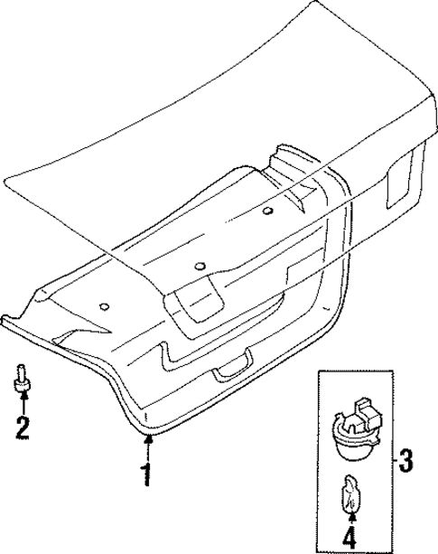 Interior Trim - Trunk for 1998 INFINITI Q45 #0