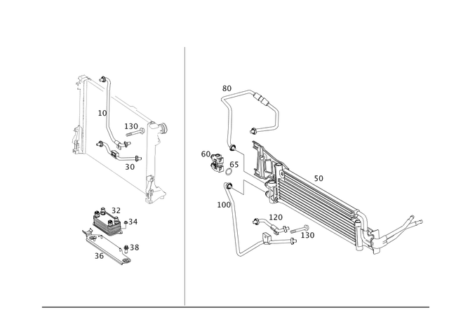 212500220064 - : Oil Cooler for Mercedes-Benz Image
