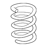 4879423AA - Suspension: Coil Spring for Chrysler: Sebring | Dodge: Stratus Image