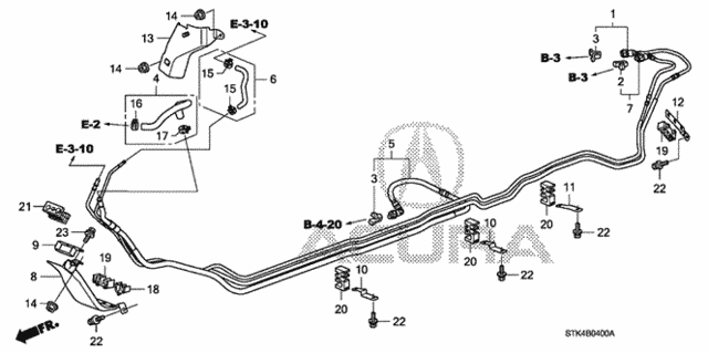 Fuel Pipe for 2008 Acura RDX #0