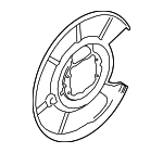 34216778254 - Brakes: Splash Shield for BMW: 528i, 528i xDrive, 535d, 535d xDrive, 535i, 535i GT, 535i xDrive, 550i, 550i GT, 550i GT xDrive, 550i xDrive, 640i, 640i Gran Coupe, 640i xDrive, 640i xDrive Gran Coupe, 650i, 650i Gran Coupe, 650i xDrive, 650i xDrive Gran Coupe, ActiveHybrid 5, M6, M6 Gran Coupe Image