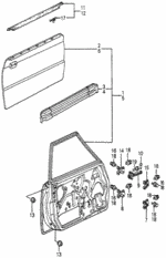 75760SB2003 - Body/Air Conditioning: PIN, DOOR CHECKER for Honda Image
