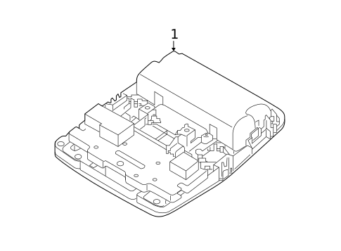 Overhead Console for 2020 Jaguar I-Pace #0