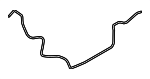 989504Z000 - Body: Washer Hose for Hyundai: Santa Fe Sport Image