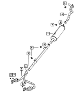 68160589AC - Exhaust: Exhaust Extension Pipe for Mopar Image