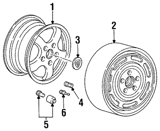 99336214000 - Suspension: Wheel for Porsche Image