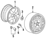 99336212602 - Suspension: Wheel for Porsche: 911 Image