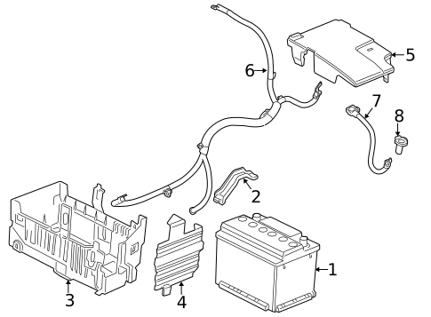 Battery & Related Components for 2017 Buick Verano #0