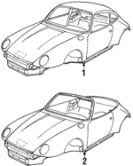 99350090000GRV - Body: Body Assembly for Porsche Image
