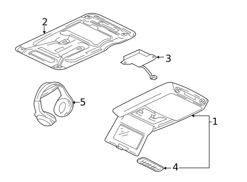 Entertainment System Components for 2010 Mitsubishi Endeavor #0
