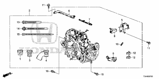 Engine Wire Harness for 2014 Honda Accord #0