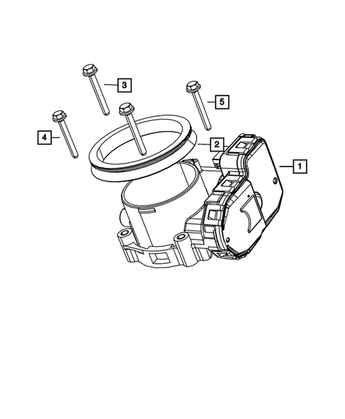 Throttle Body for 2009 Dodge Ram 1500 #0