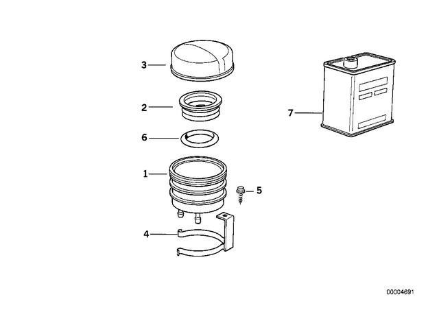 34311457603 - : Rubber Cover for BMW-Motorrad Image